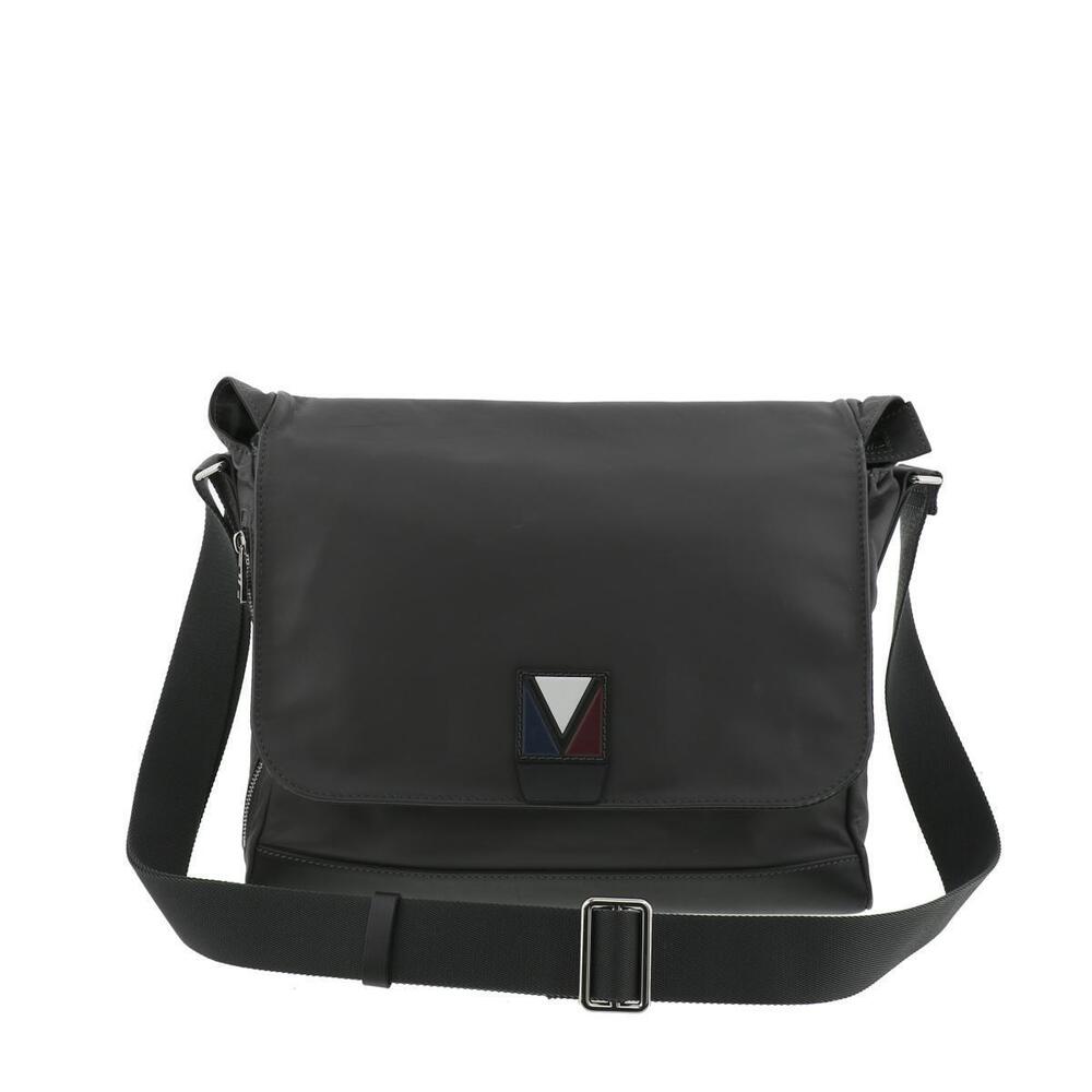 LOUIS VUITTON V Cross Shoulder Bag Messenger Asphalt Gray